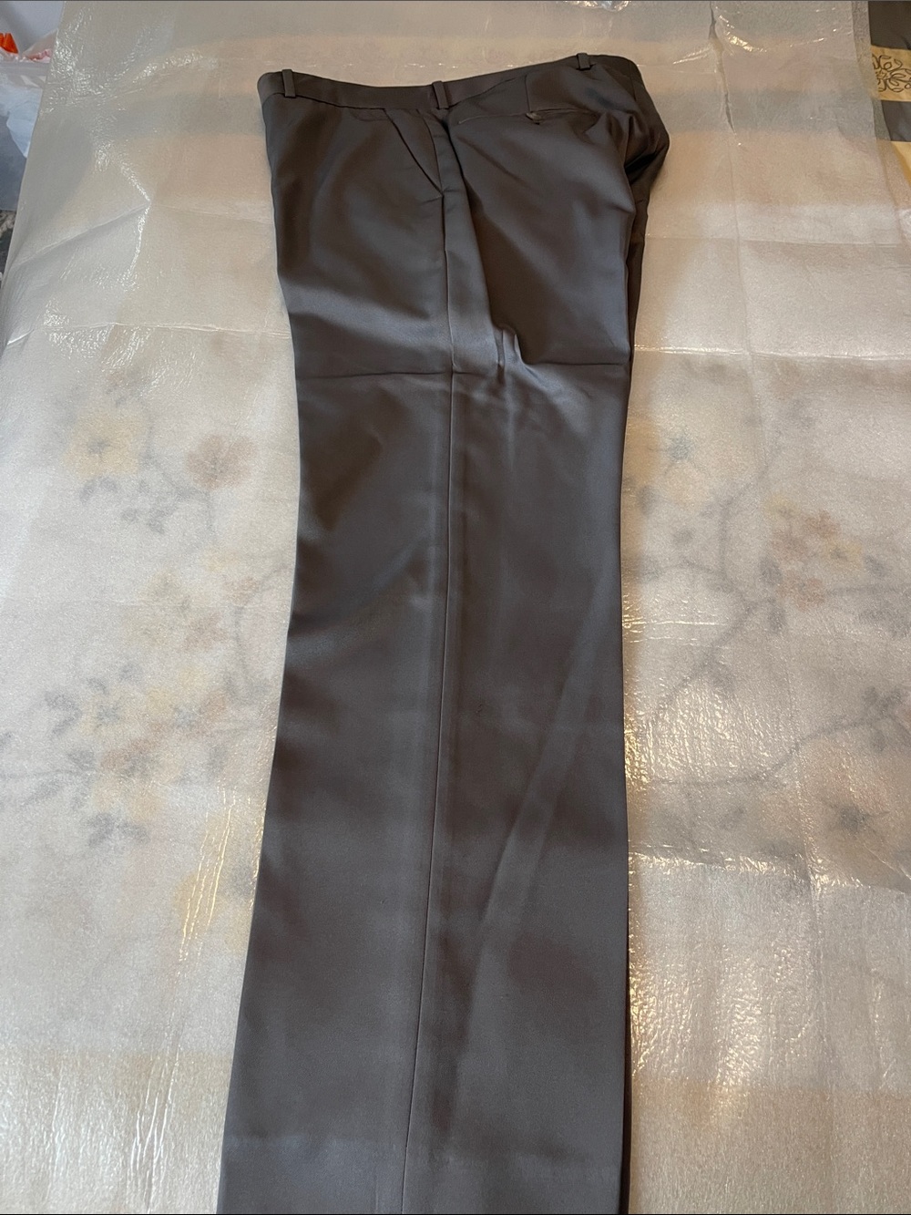 Perry Ellis Mens Dress Pants Medium Grey 33x32 Modern Fit